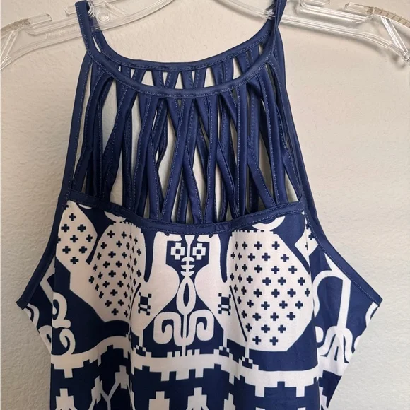 PRICE DROP! SHEIN Gorgeous Cut Out Halter Neck Dress - Size Medium - Picture 5 of 12